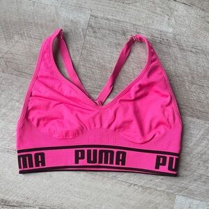 PUMA Vibrant Pink Sports Bra